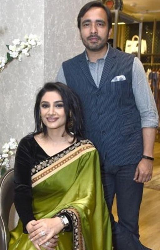Charu Singh with her husband
