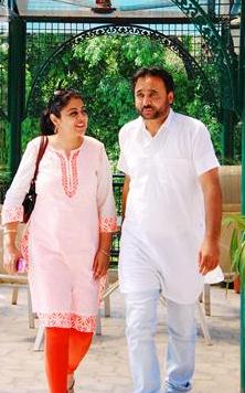 Inderpreet Kaur with her husband