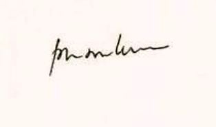 P. Chidambaram's signature