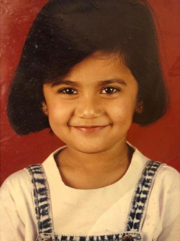 Roopal Tyagi's childhood photo