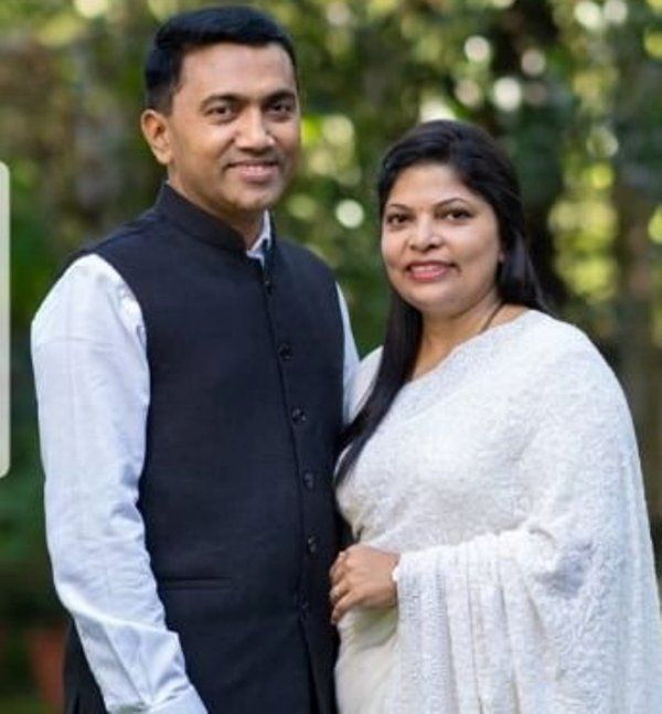 Sulakshana Sawant with her husband