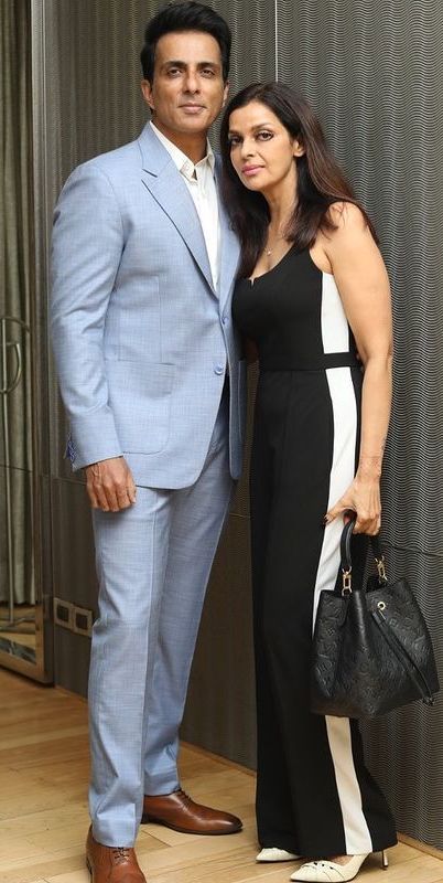 Sonu Sood with his wife