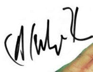 Akshaye Khanna's signature