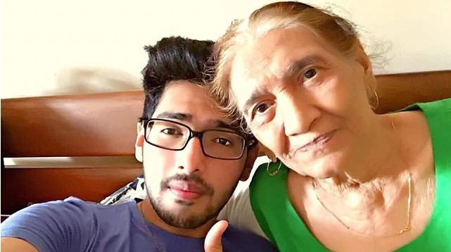 Armaan Malik with grandmother