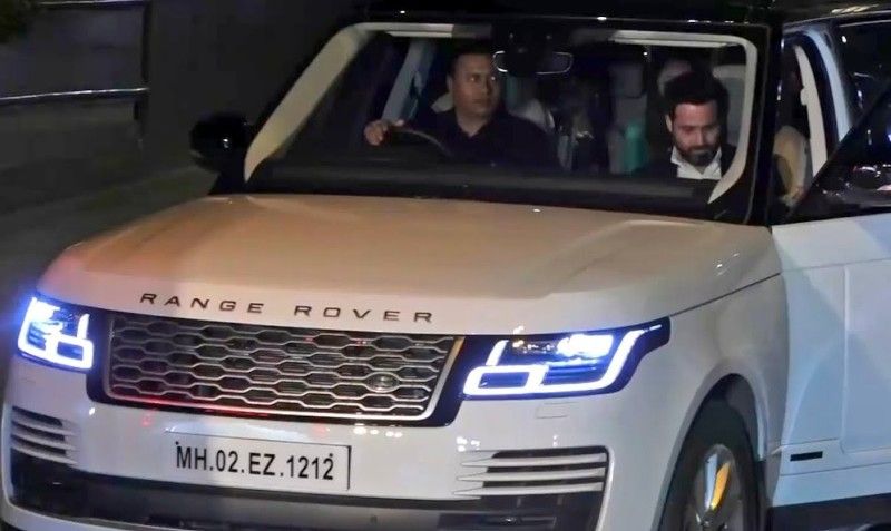 Emraan Hashmi in his Range Rover car