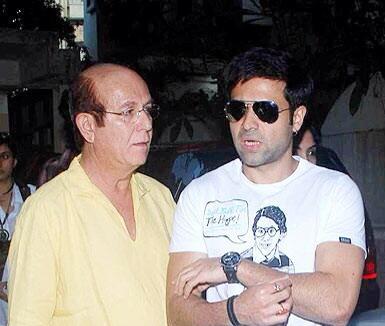 Emraan Hashmi with his father