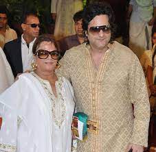 Fardeen Khan with his mother