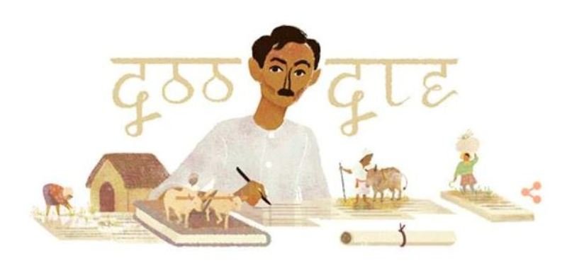 Google Doodle celebrates Premchand on his 136th birthday