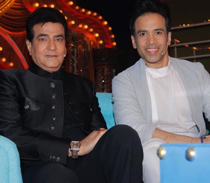 Tusshar Kapoor with his father