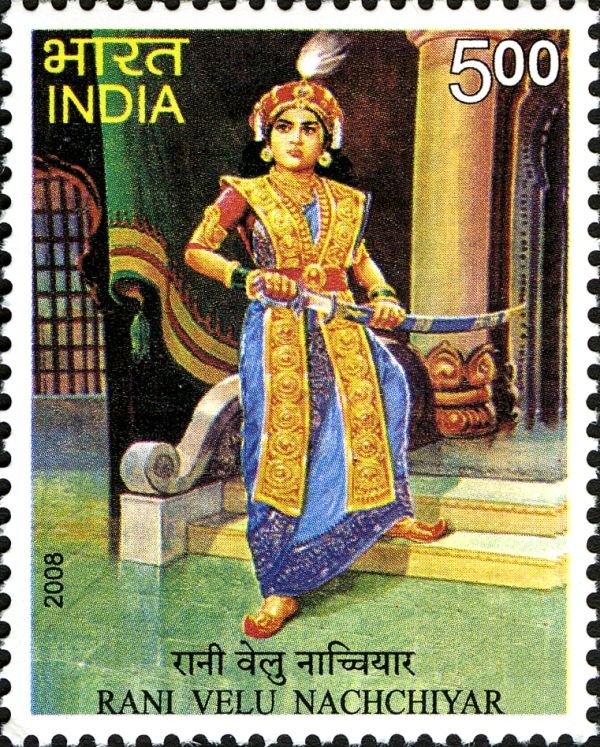 Velu Nachchiyar’s postage stamp was released in 2008