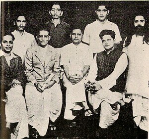 A group photo of people accused in the Mahatma Gandhi’s murder case