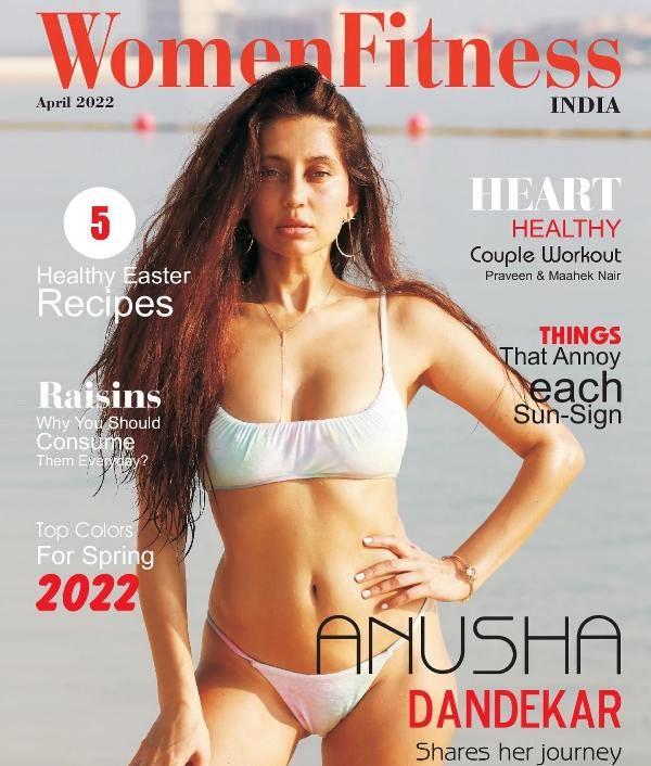 Anusha Dandekar in Women Fitness cover page