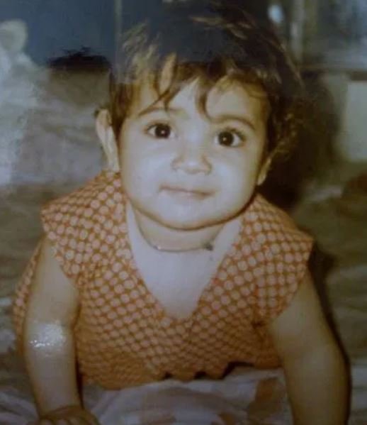 Arushi Chawla's childhood photo