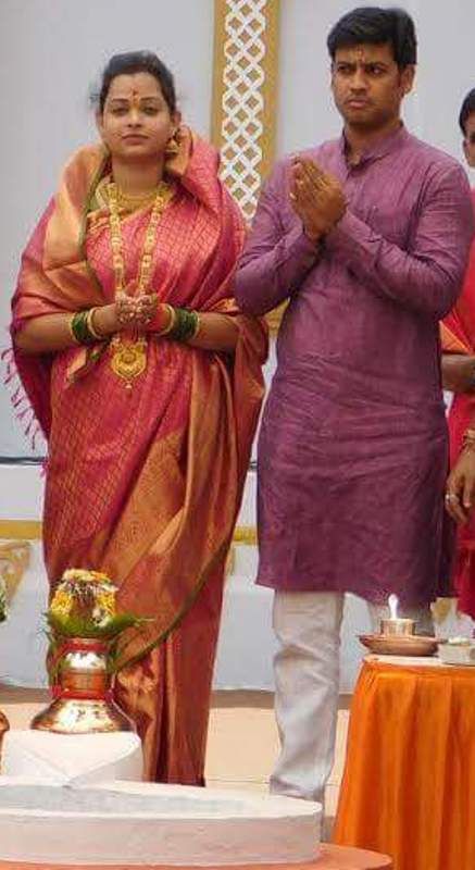Eknath Shinde's son and dauther-in-law