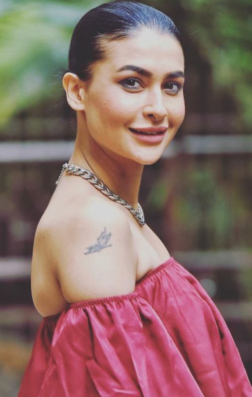Pavitra Punia's Tattoos on Shoulder