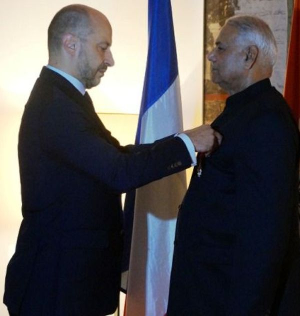 Yashwant Sinha With the Legion of Honour