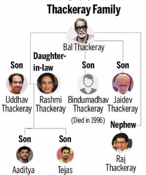 Aditya Thackeray Family Tree