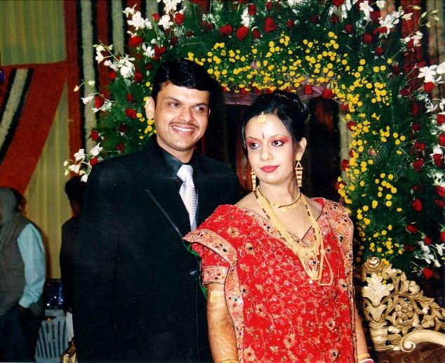 Devendra Fadnavis's marriage photo