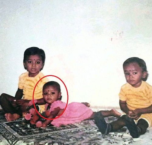 Itishree Murmu’s childhood picture with her brothers