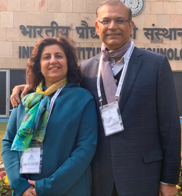 Jayant Sinha with his wife