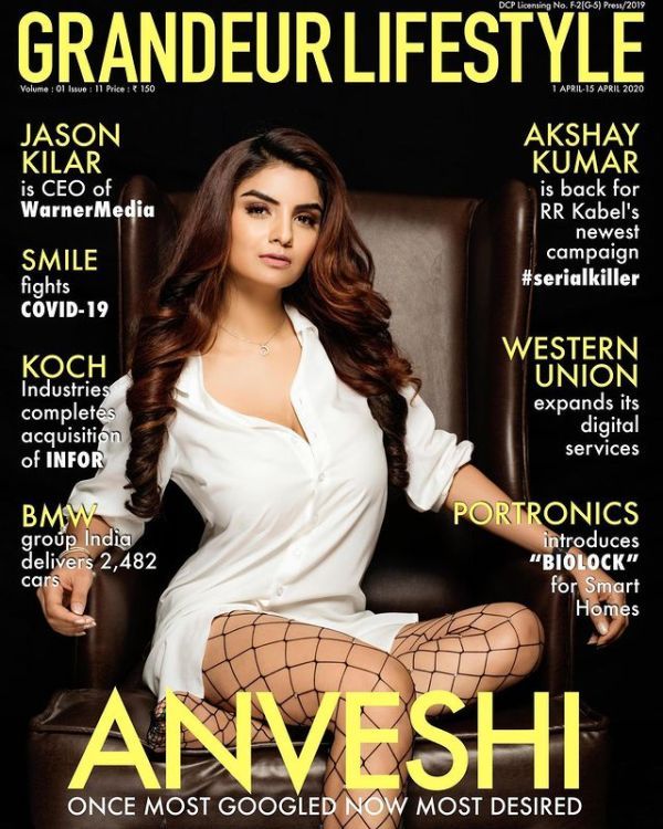 Anveshi Jain in Magzin cover page