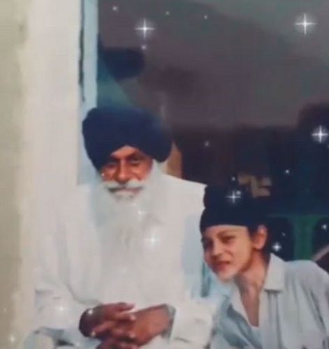 Gurdeep Singh’s childhood photo with his grandfather