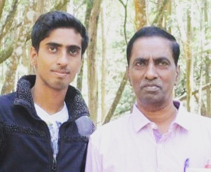 Sathiyan Gnanasekaran with his father