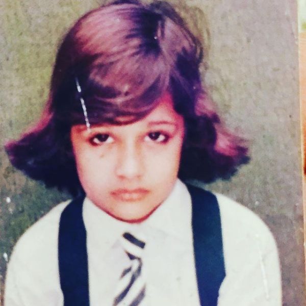 Yuvika Chaudhary's childhood photo