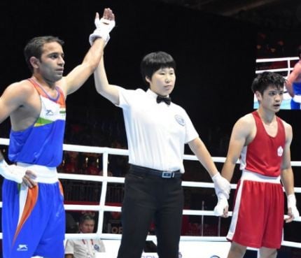 Amit Panghal in World Boxing Championships