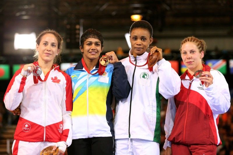Babita Kumari won a Gold at the 2014 Glasgow Commonwealth Games