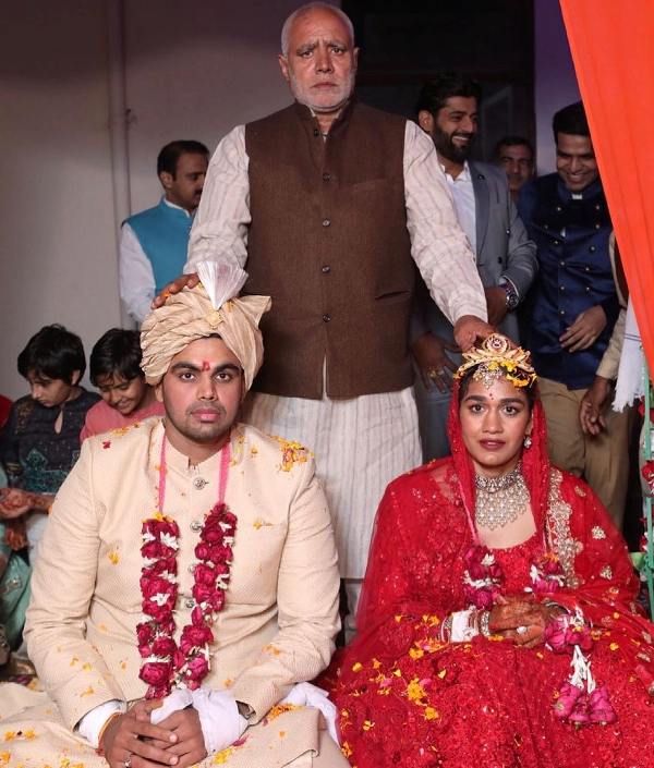 Babita Kumar's wedding photo