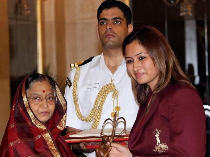 In the year 2011, he was awarded the Arjuna Award by President Pratibha Patil