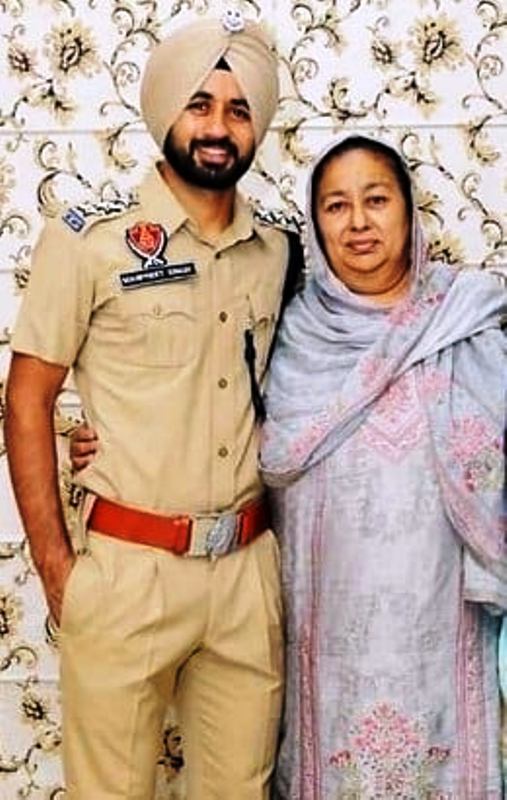 Manpreet Singh in Punjab Police Uniform