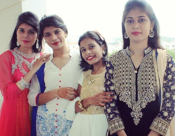 Nikhat Zareen with her three sisters
