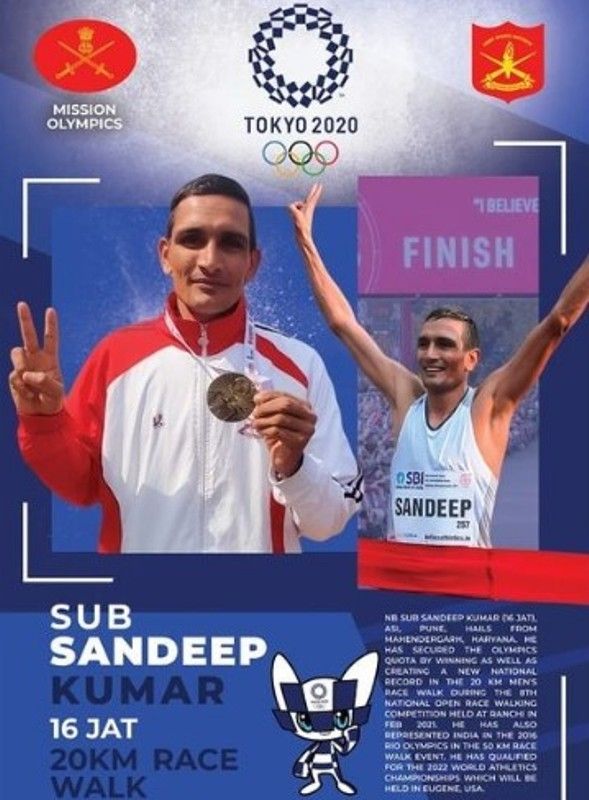 Sandeep Kumar in the 2020 Olympics
