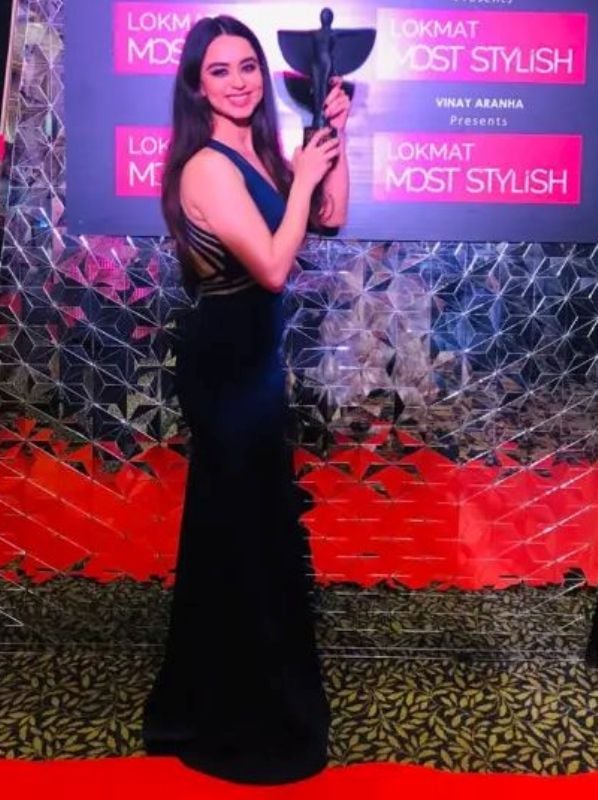 Soundarya Sharma with Lokmat Most Stylish 2018