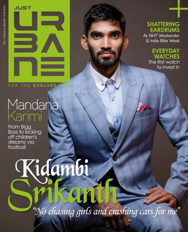 Srikanth Kidambi in Urban Magazine cover