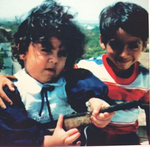 Natasha Poonawalla's childhood photo with her brother