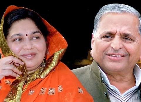 Sadhana Gupta Yadav with her husband