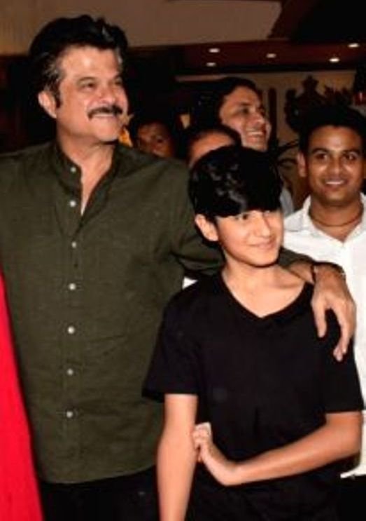 Sunita Kapoor's husband Anil Kapoor with his nephew Jahaan Kapoor