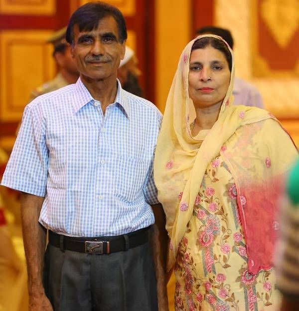 Mohammed Shami's parents