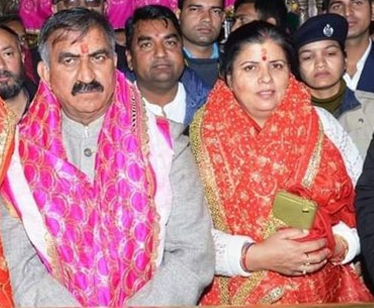 Sukhu Singh with his wife
